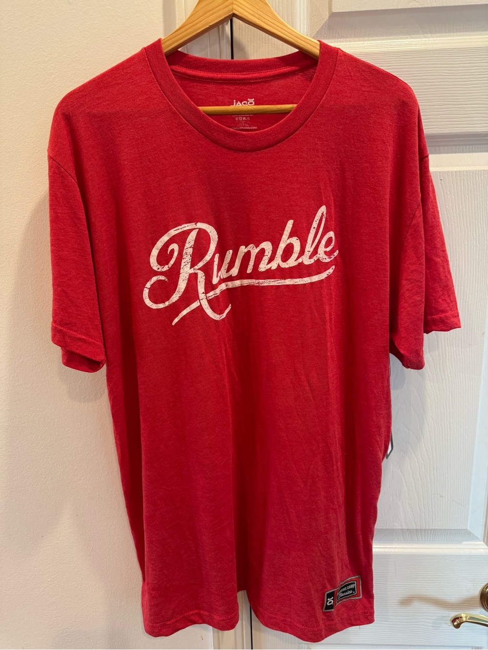 Jaco Clothing Red Rumble Boxing Graphic T Shirt Men Sz XL
